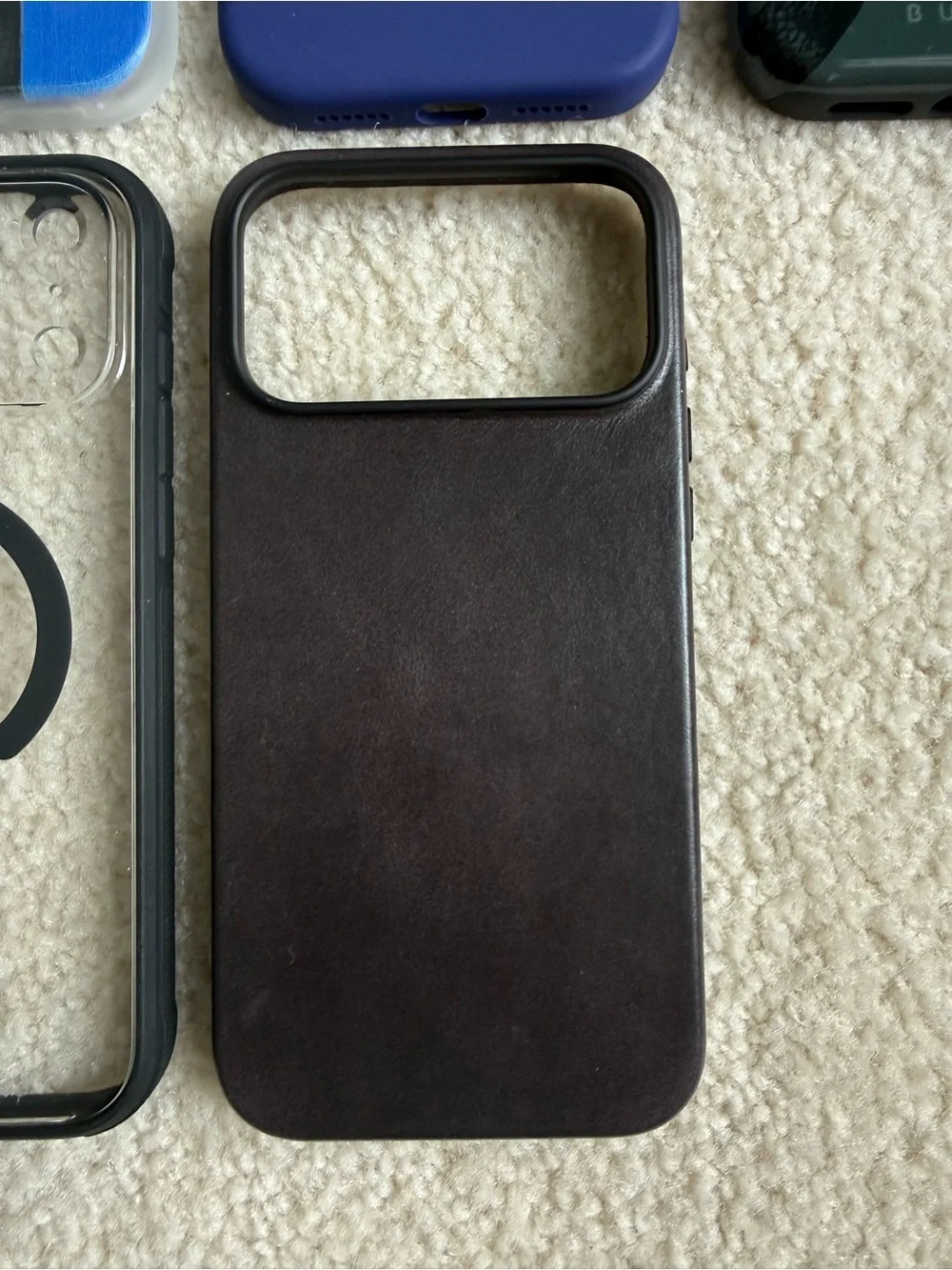 Mixed Blue and Black iPhone 17 Pro Max Case Set